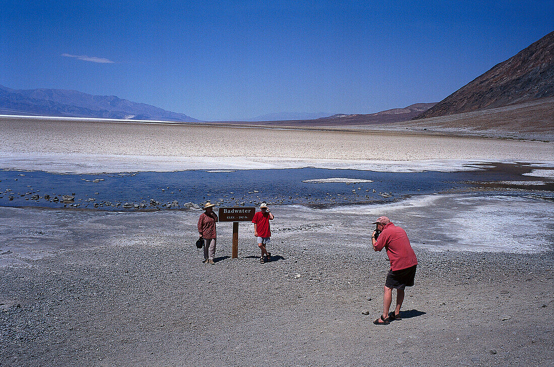 Badwater, Lowest Point in USA, California USA