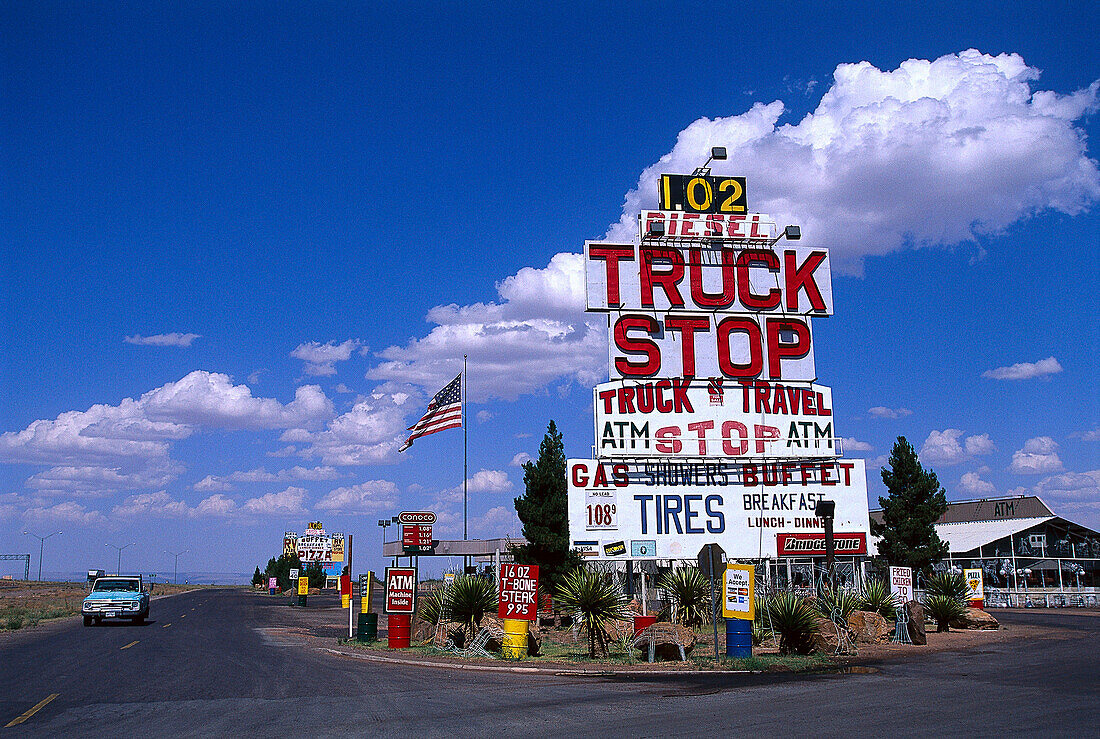 Truck Stop, Van Horn, Texas, USA
