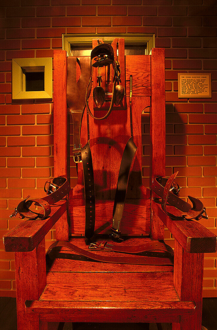 Elektrischer Stuhl 'Old Sparky', Huntsville Prison Museum, Texas, USA