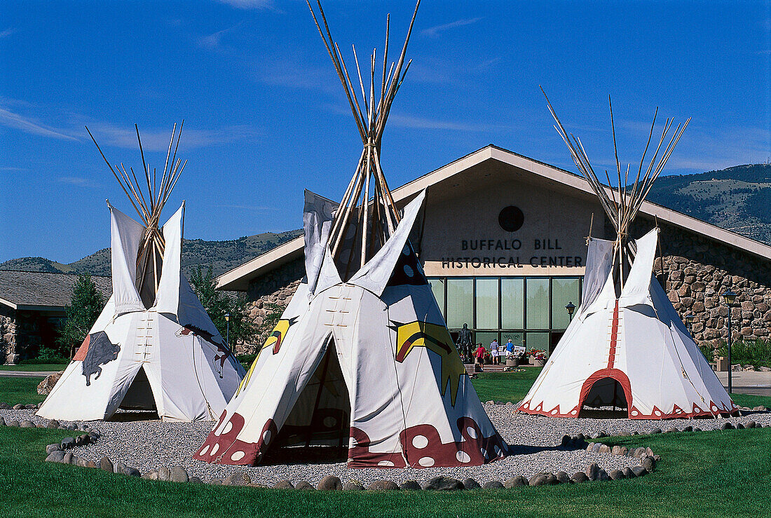 Tipis, Buffalo Bill Historical Centre, Wyoming USA