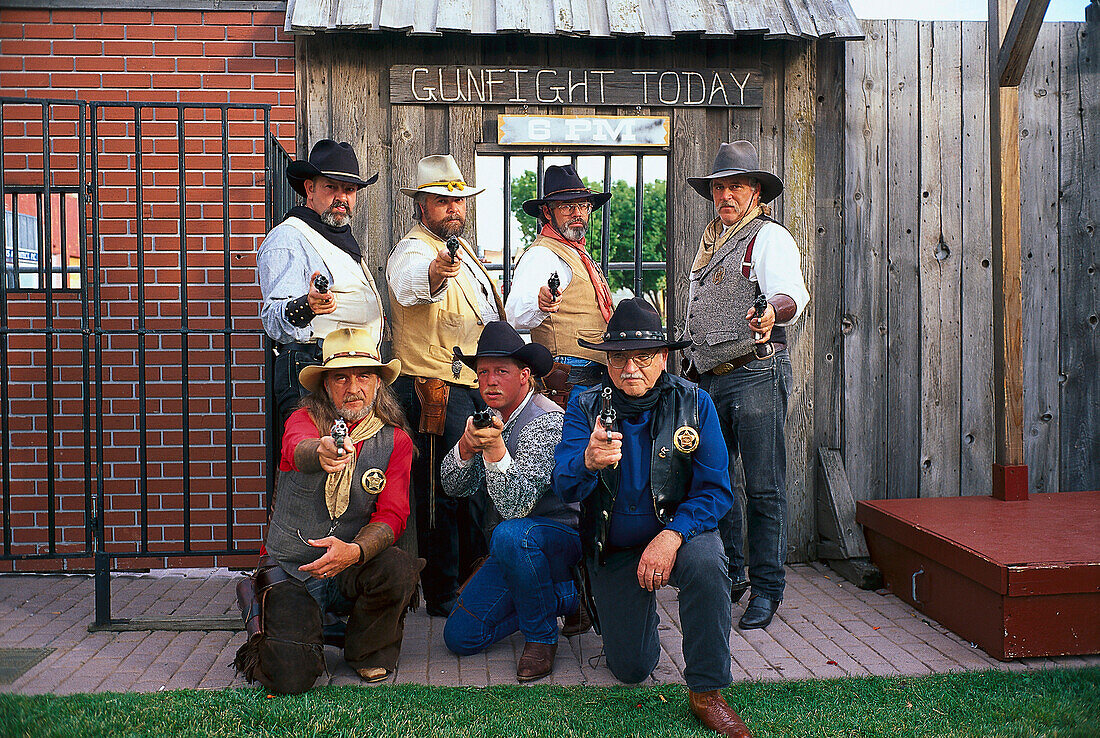 Gun Fighters, Historic District, Cheyenne, Wyoming, USA