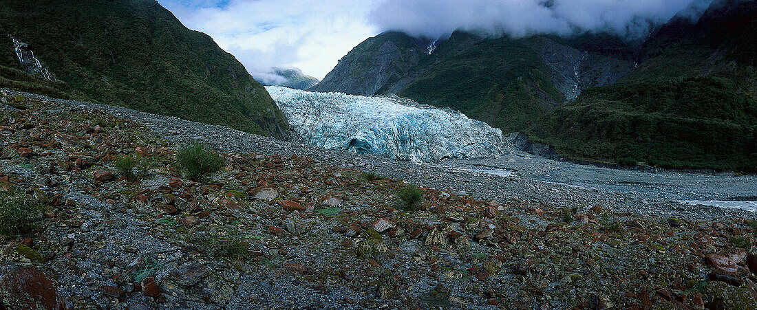 Fox Gletscher, Fox Glacier, Westküste, Südinsel, Neuseeland