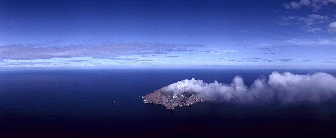 Aerial Photo of White Island Volcano, White Island, Bay of Plenty, New Zealand