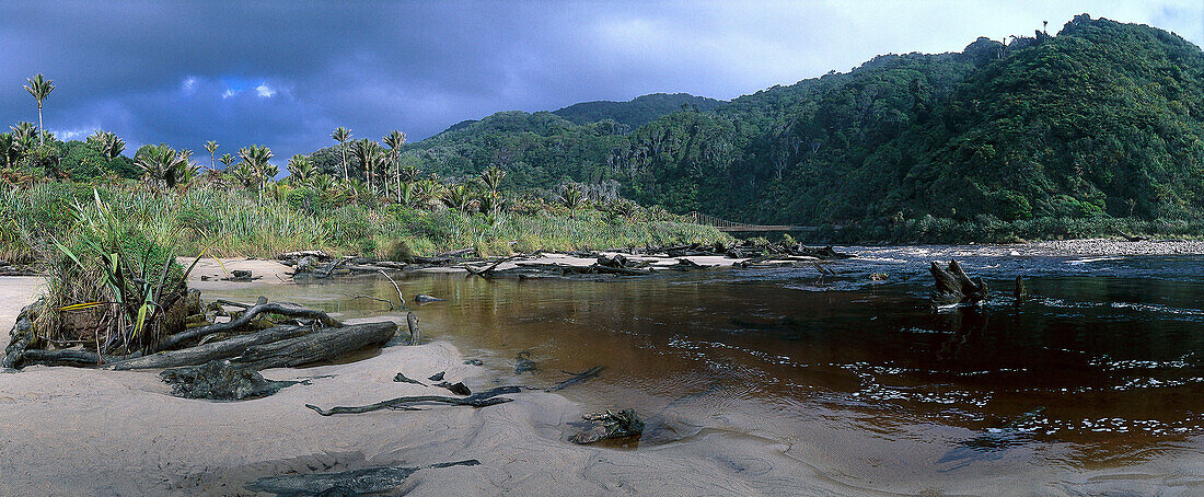 Kohaihai River im Kahurangi Nationalpark, nahe Karamea, Nordinsel, Neuseeland