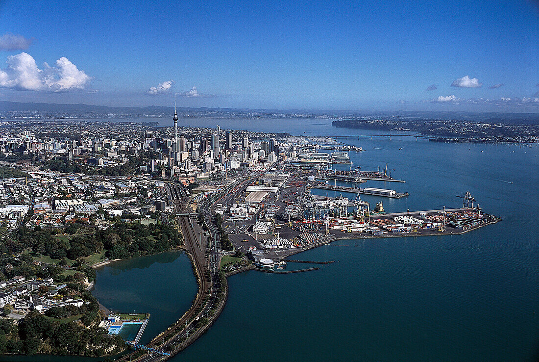Aerial Photo, Auckland, New Zealand