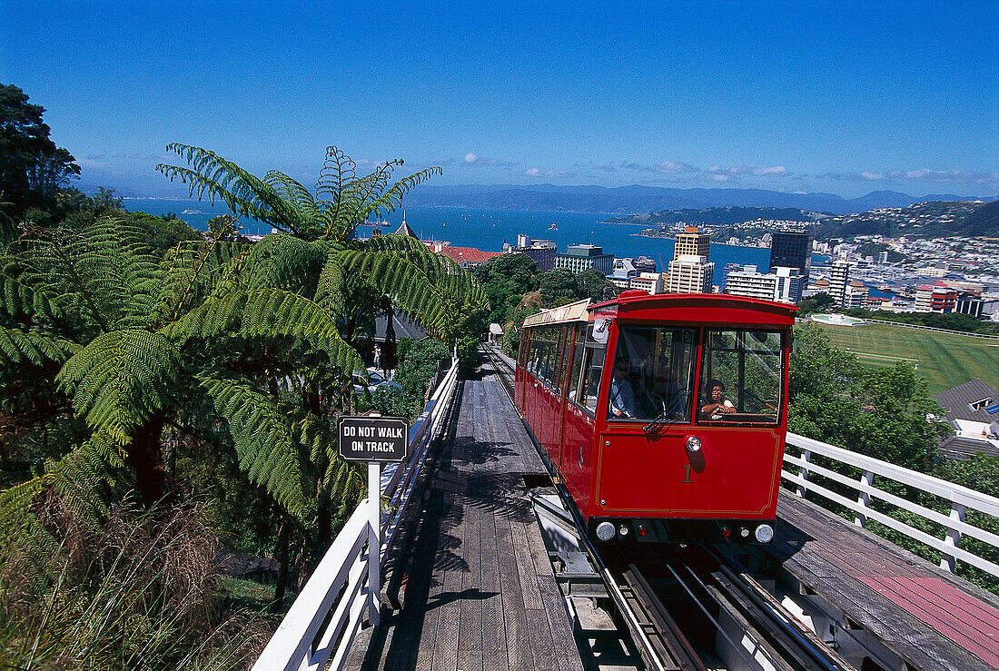 Cable Car, Wellington, Nordinsel, Neuseeland