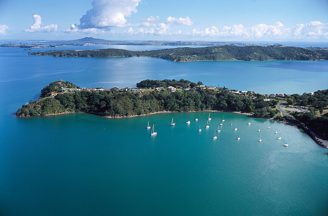 Aerial Photo, Waiheke Island Hauraki Gulf, New Zealand