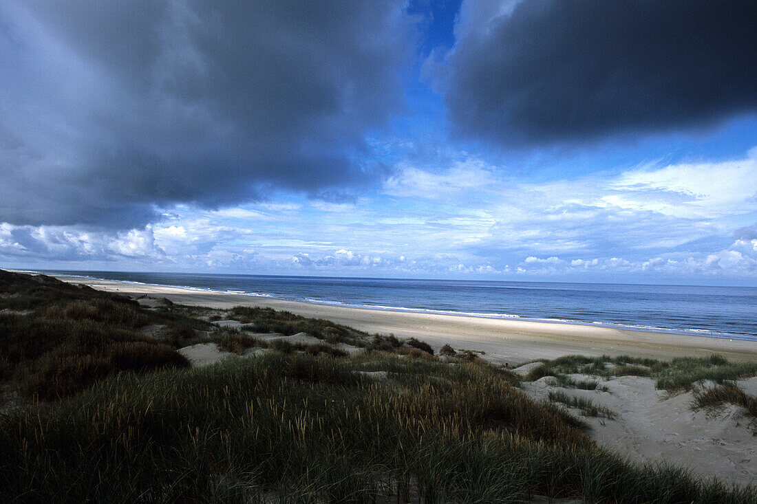 Dunes & Stormclouds, Near Borsmose, Southern Jutland, Denmark