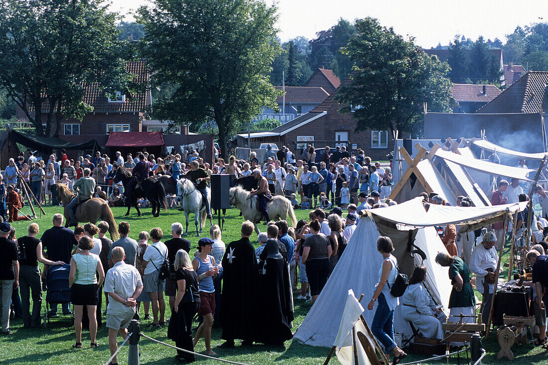 Roskilde Medieval Festival, Viking Ship Museum, Roskilde, Northern Zealand, Denmark