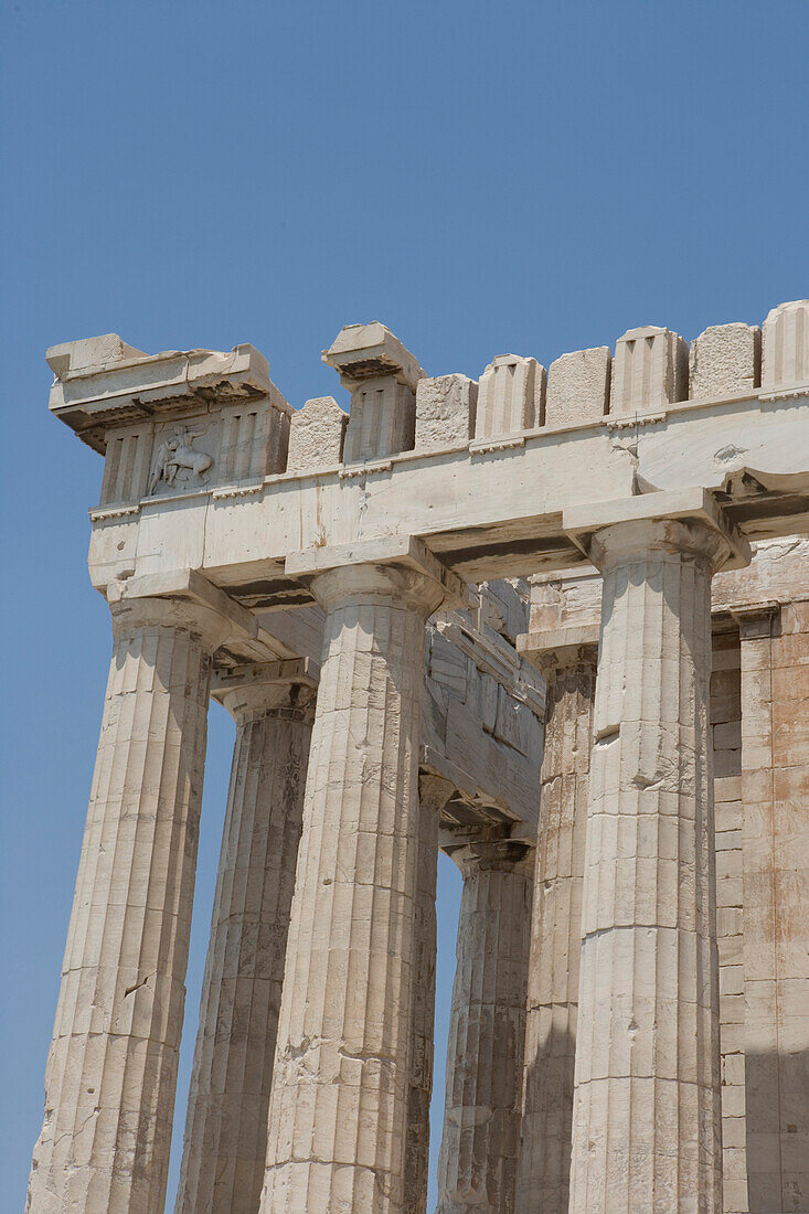 Säule von Parthenon, Akropolis, Athen, Griechenland