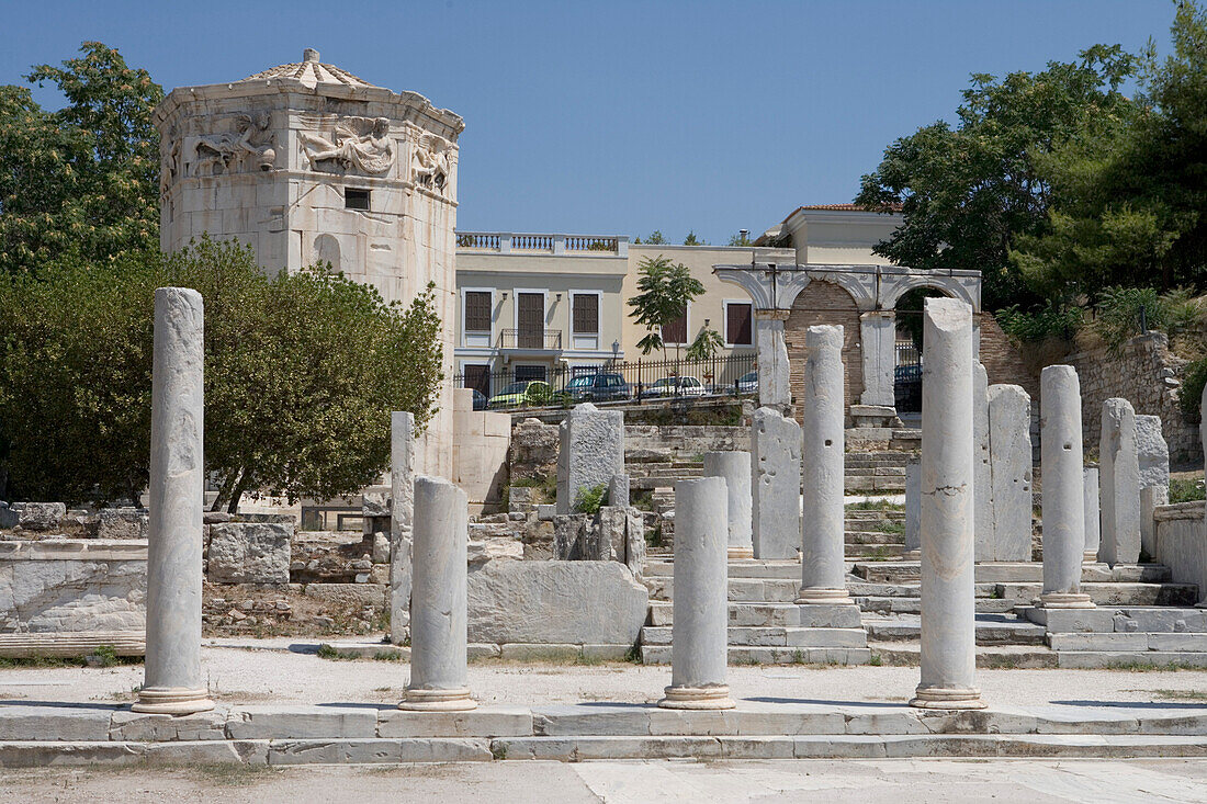 Turm der Winde, Römisches Agora, Athen, Griechenland
