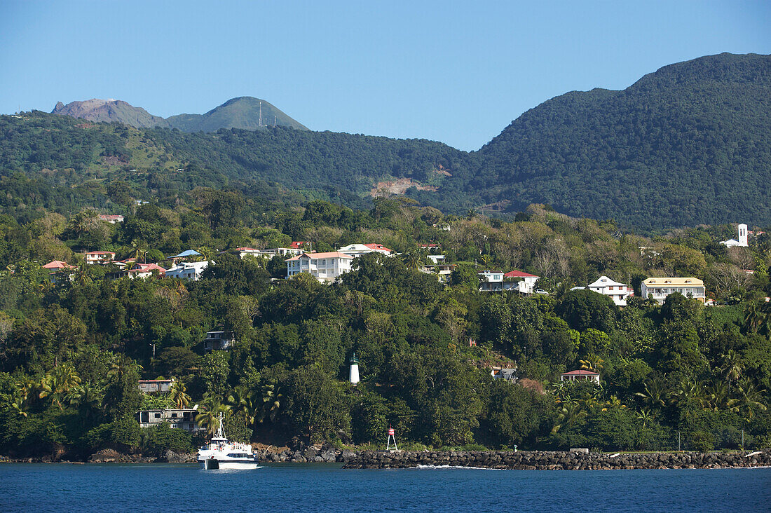 Ferry Boat, Trois Rivieres, Basse-Terre, Guadeloupe, Caribbean Sea, America