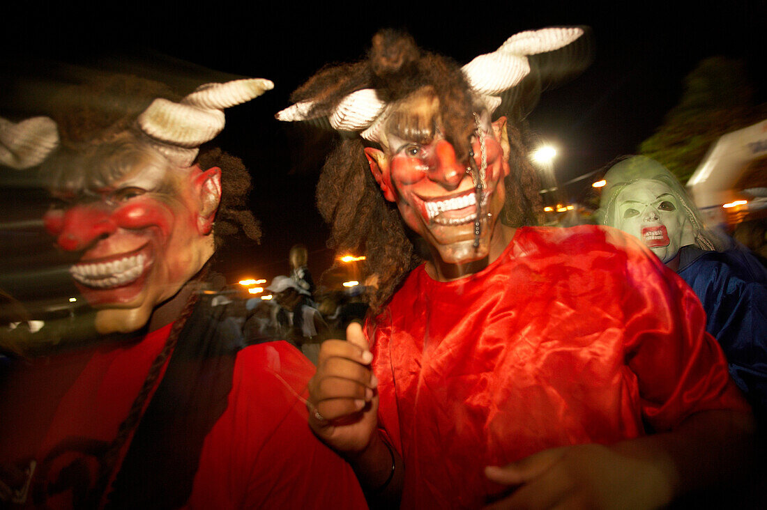 Monsters at the Carnival, Grande-Terre, Guadeloupe