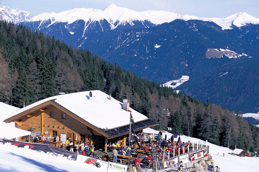 Ski hut, Olang, Kronplatz, Plan de Corones, Dolomites South Tyrol, Italy