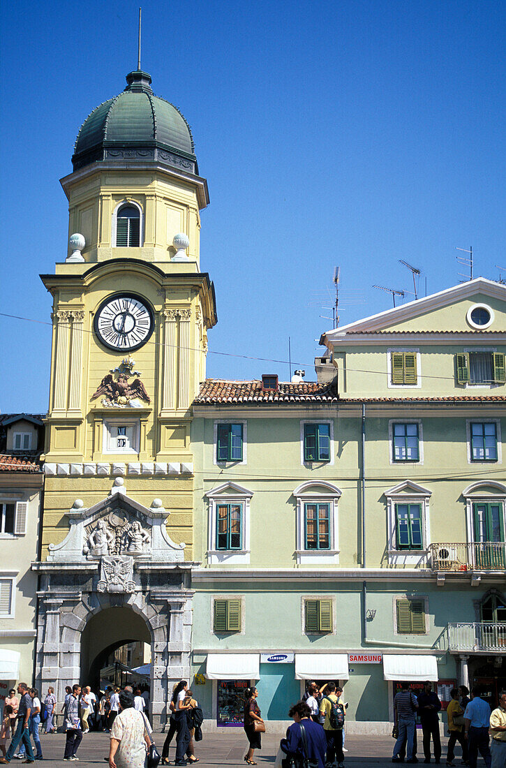 Square, Korzo, Rijeka, Istria, Croatia