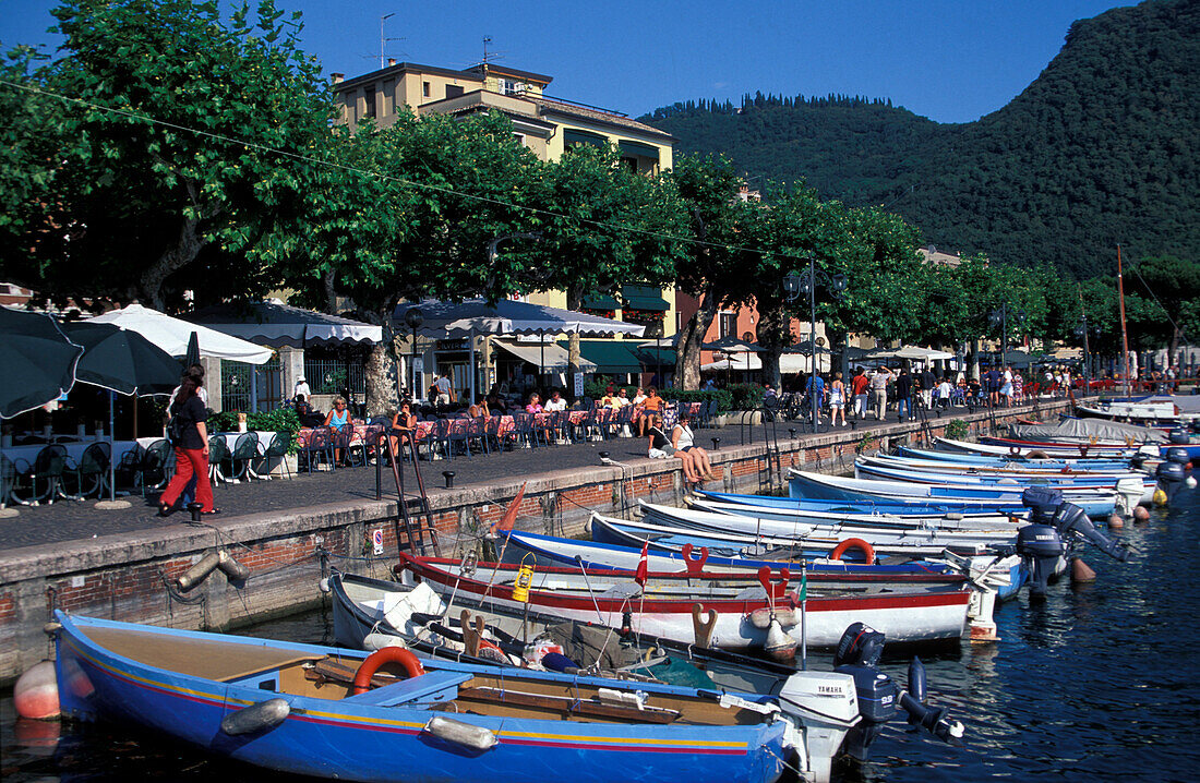 Garda, Hafen, Gardasee, Trentino, Italien