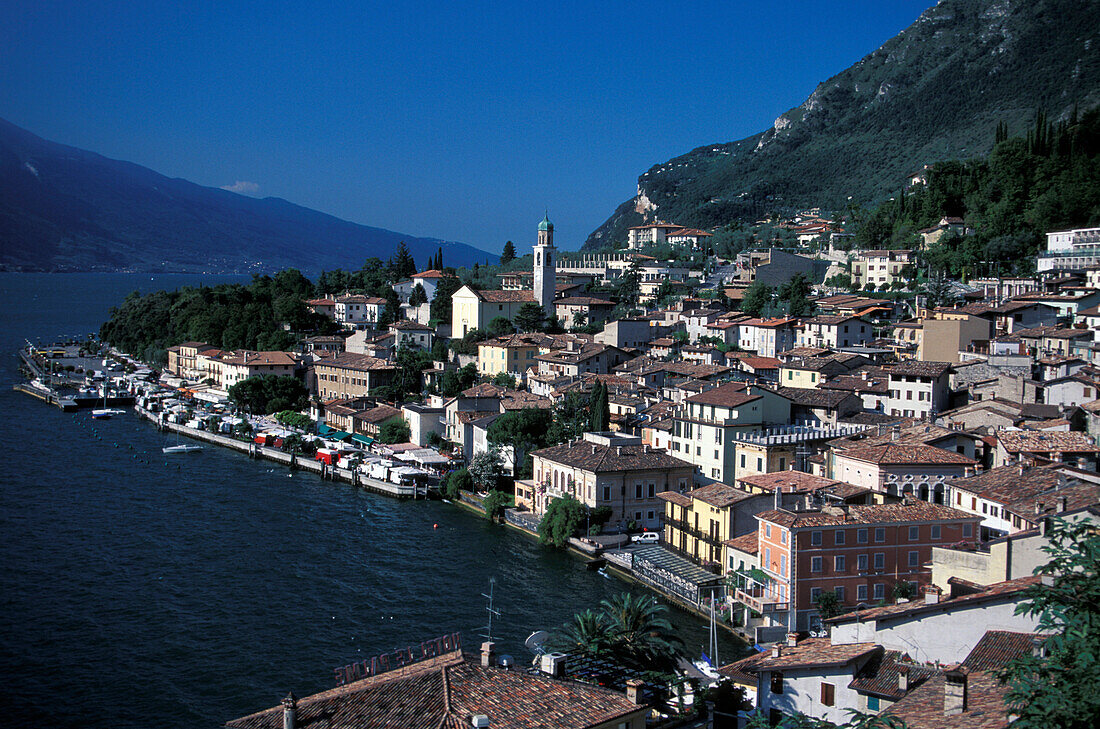 Limone, Stadtansicht, Gardasee, Trentino, Italien