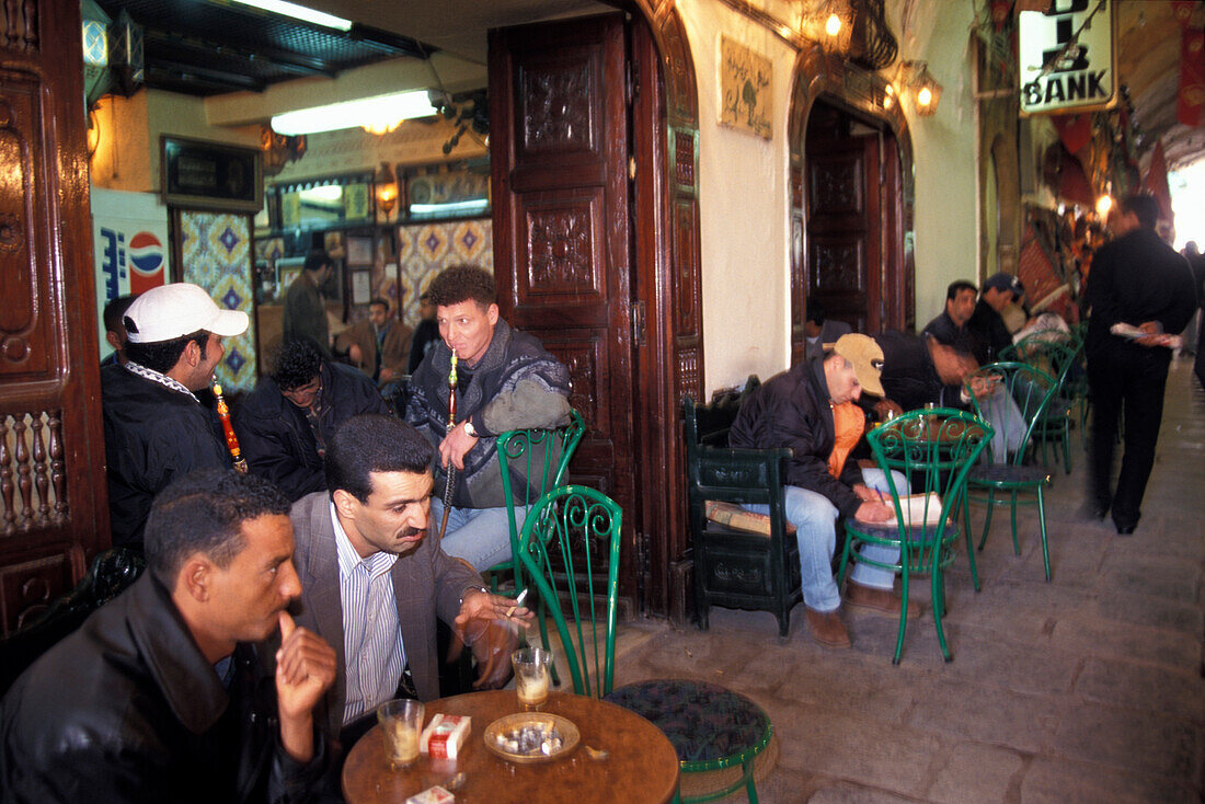 Café in Medina, Tunis, Tunesien, Afrika