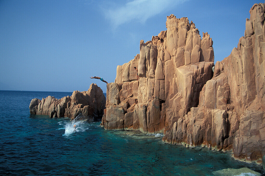 Die Roten Felsen, Arbatax, Ogliastra, Sardinien, Italien