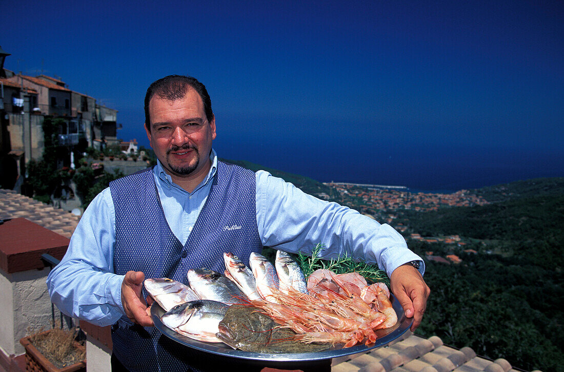 Seafood, Elba, National Park of the Tuscan Archipelago, Tuscany, Italy