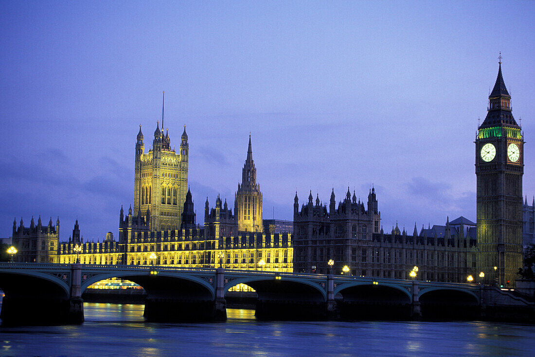 Houses of Parliament, Big Ben, London, England Großbritannien