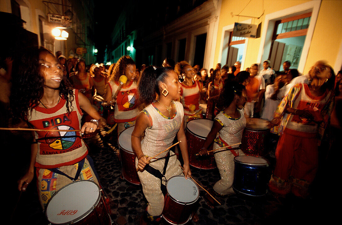 Karneval Bloco Afro, Salvador de Bahia Brasilien