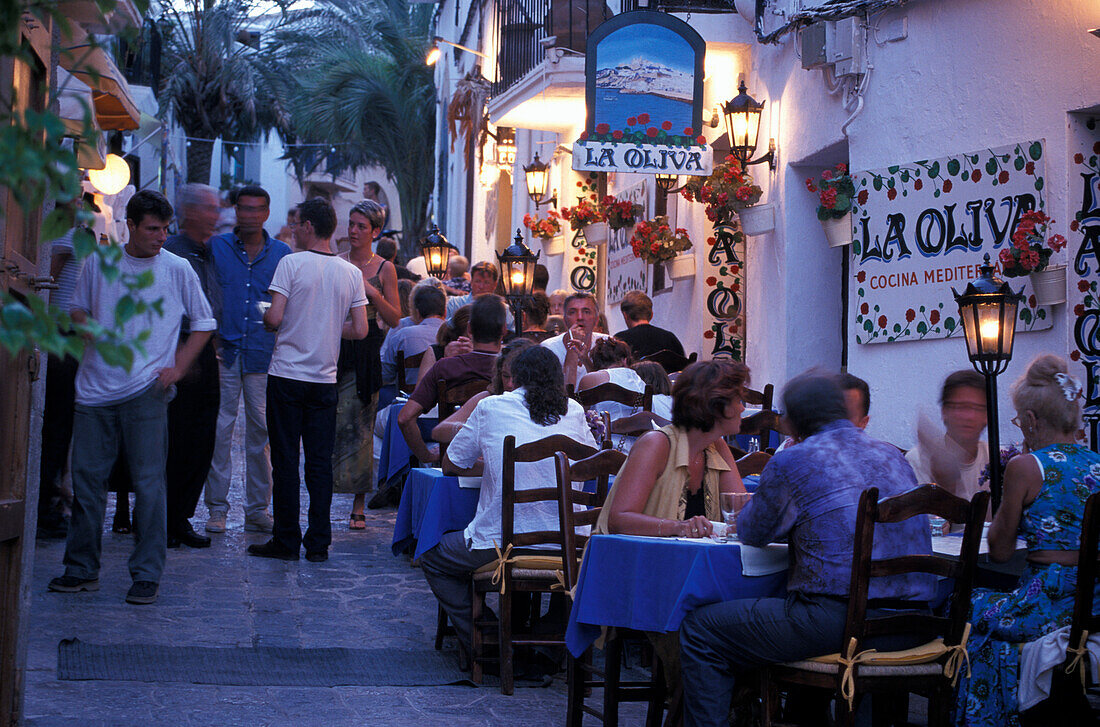 Restaurant La Oliva, Dalt Vila, Ibiza Stadt, Ibiza, Balearen, Spanien