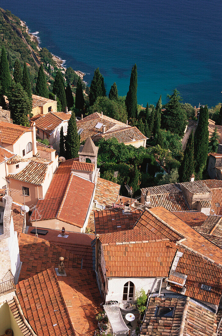 Roquebrune, Côte d'Azur, Alpes Maritimes, Provence, Frankreich