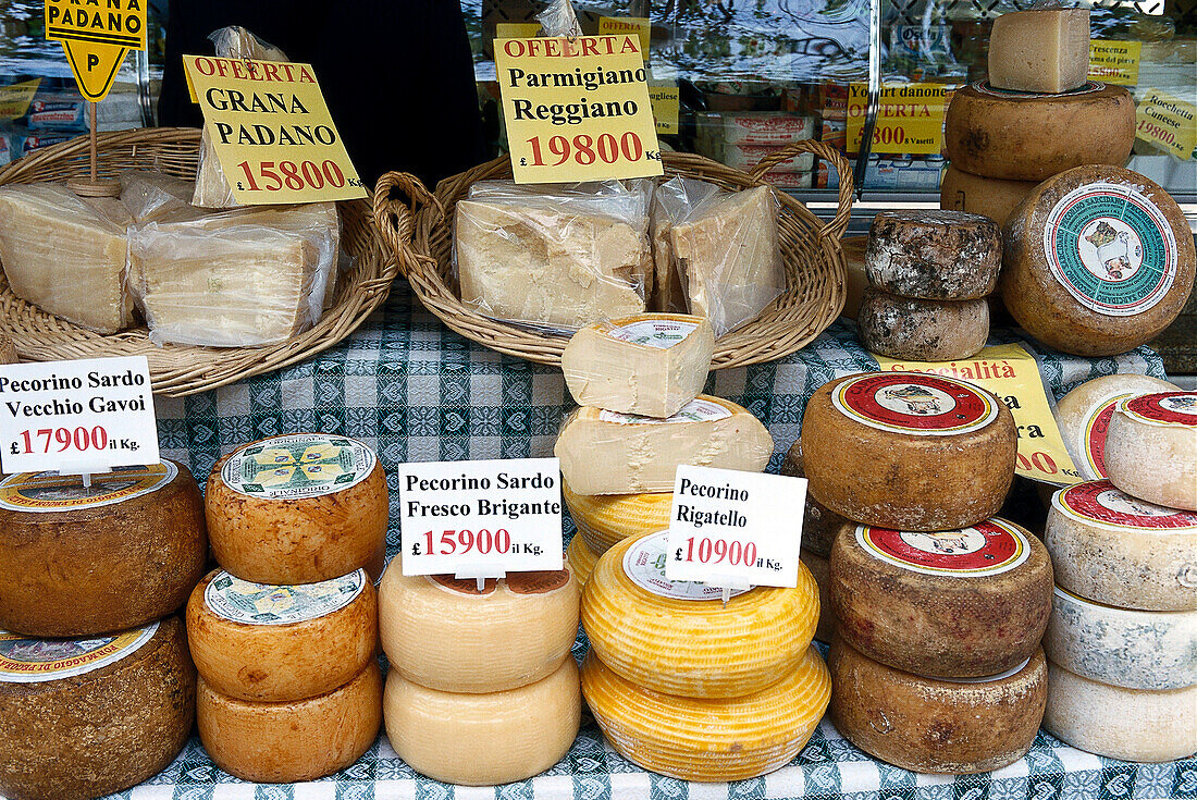 Cheese delicacies, Intra, Piemonte, Italy