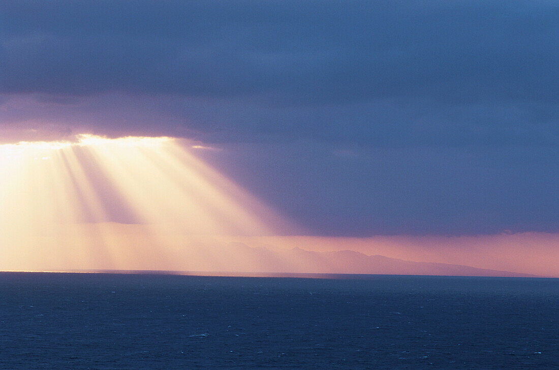 Meer, Sonne, Wolken, Insel, Gran Canaria, Canary Islands, Spain