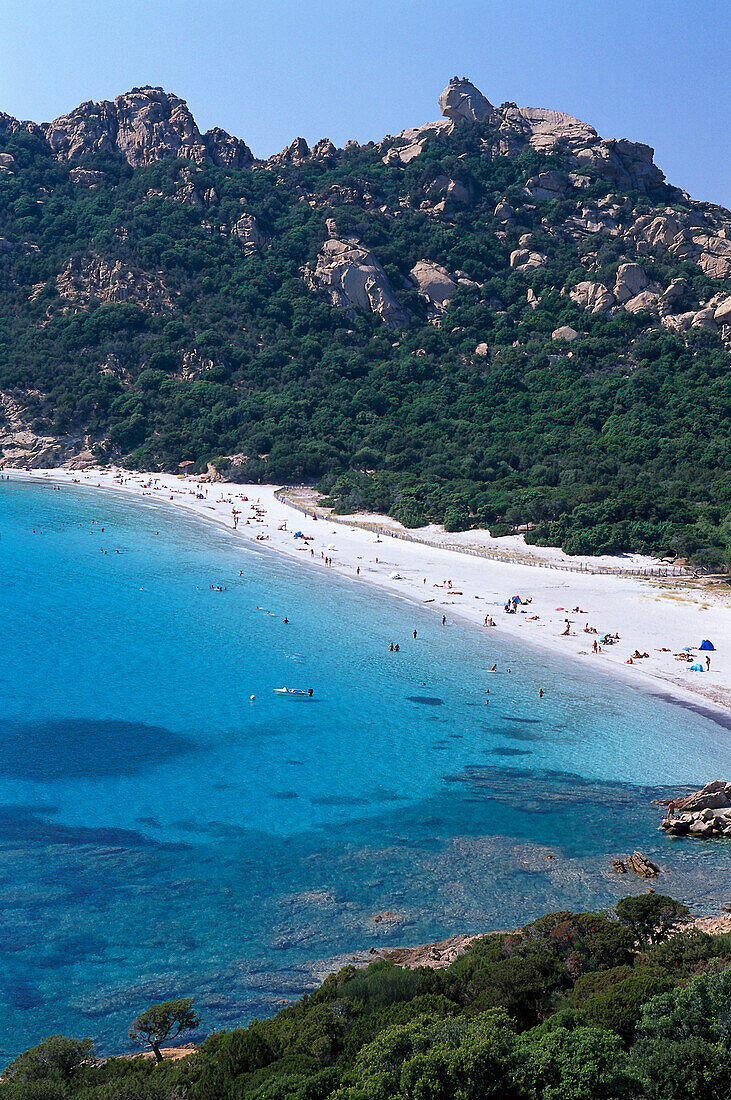 Strand, Plage de Roccapina, Westküste bei Sartène, Korsika, Frankreich