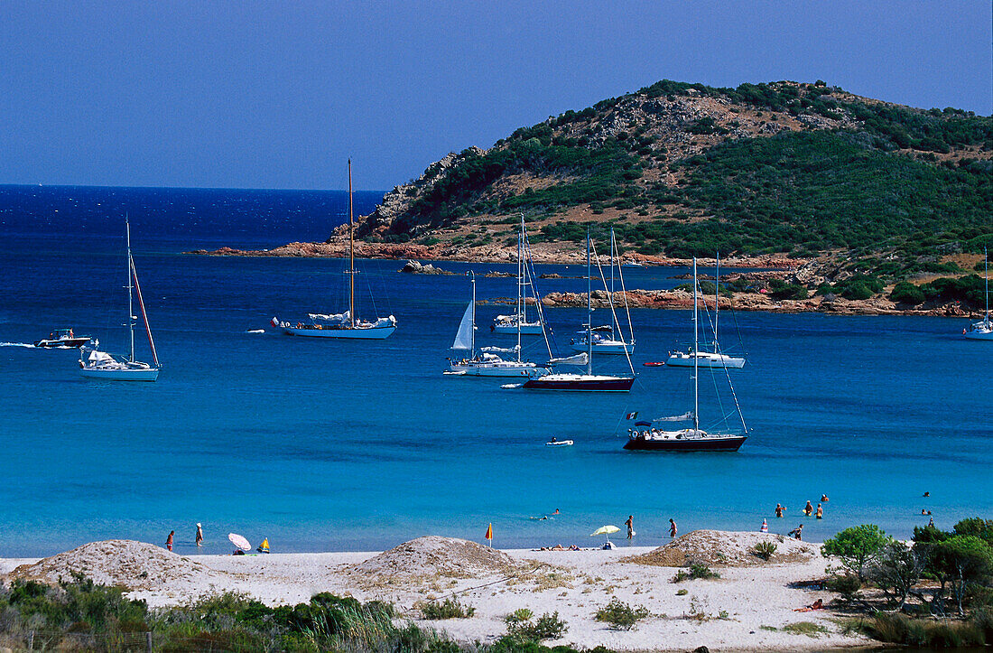 Baie de Rodinara, Ostküste bei Porto-Vecchio, Korsika, Frankreich