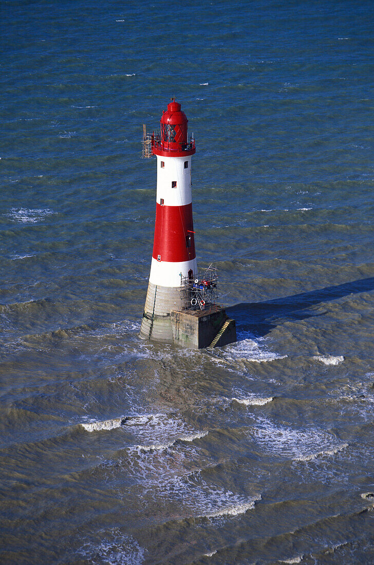 Leuchtturm, Beachy Head, Eastbourne, Sussex, England, Grossbritannien