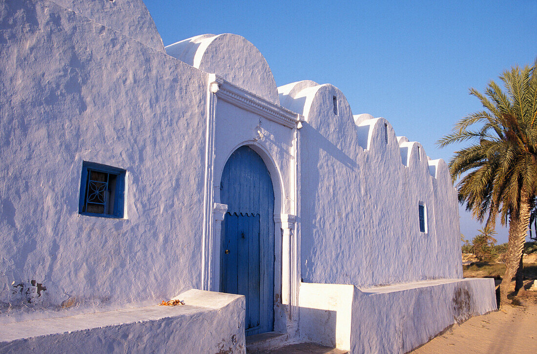 Weißes Haus, Menzel bei Midoun, Djerba, Tunesien