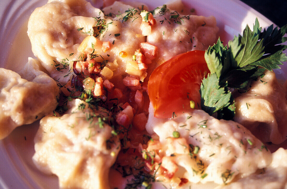 Polish Dumplings, Warsaw, Poland, Europe