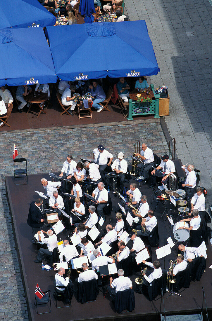 Orchestra at Town Hall Square, Tallinn Estonia
