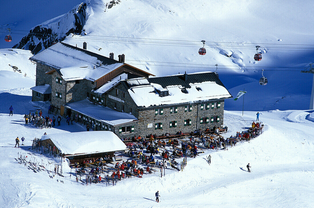 Dresdner Hütte, Stubaier Gletscher, Tirol, Österreich