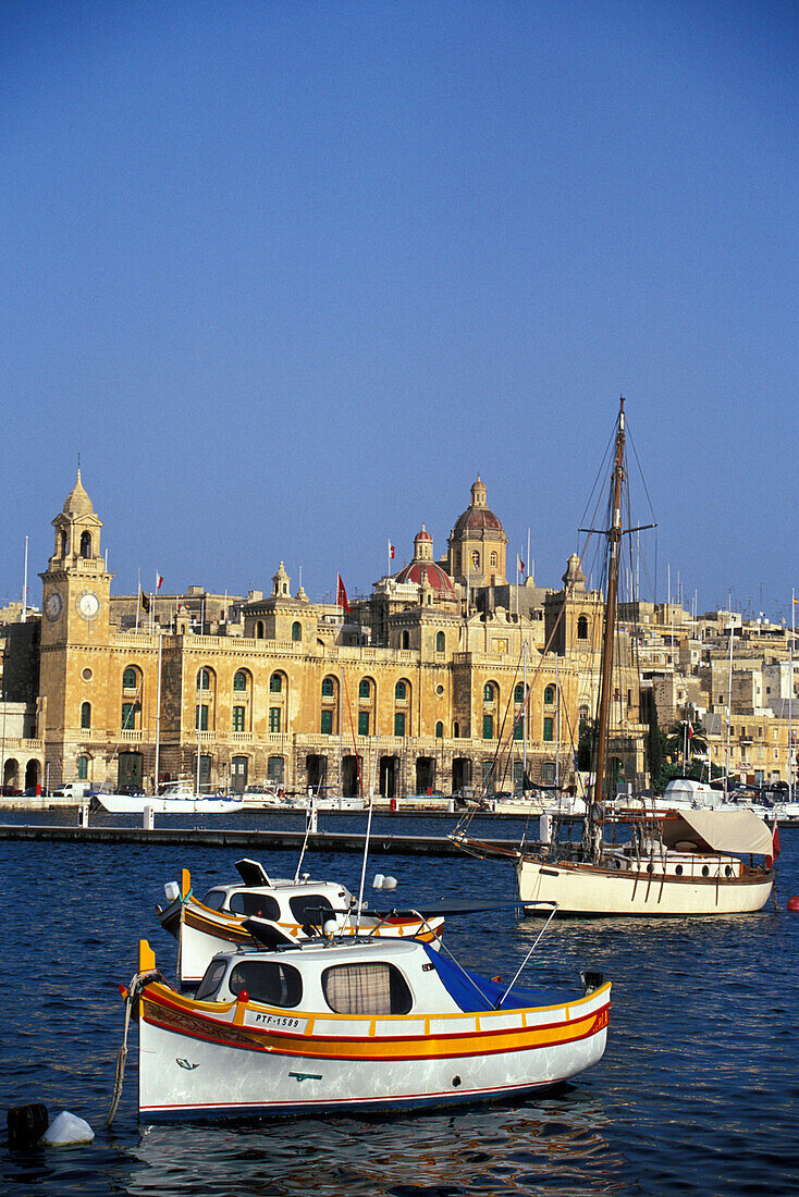 Blick auf Vittoriosa, Malta