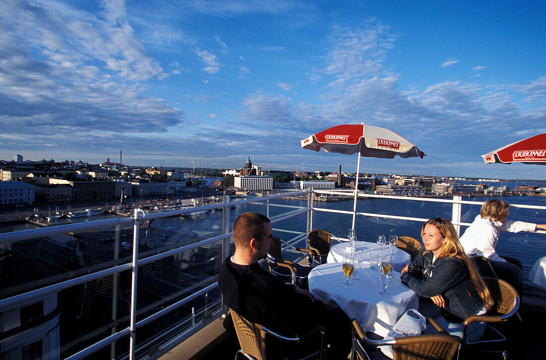 Cafe, Palace Hotel, Harbour, Helsinki Finland