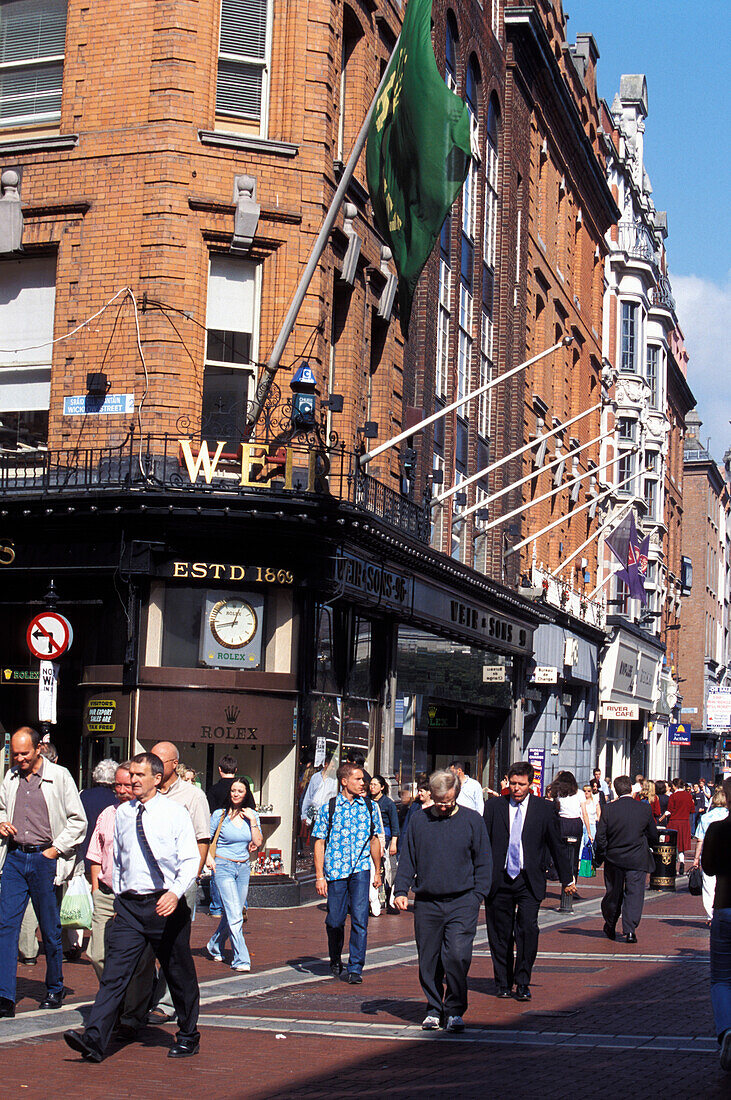 Shopping, Grafton Street, Dublin Ireland