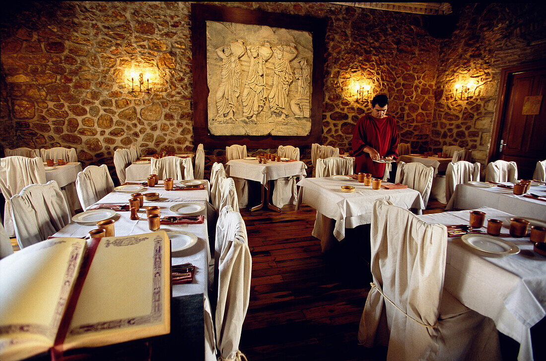 Archeon Gevsis, Antique Greek Restaurant, Athens, Greece