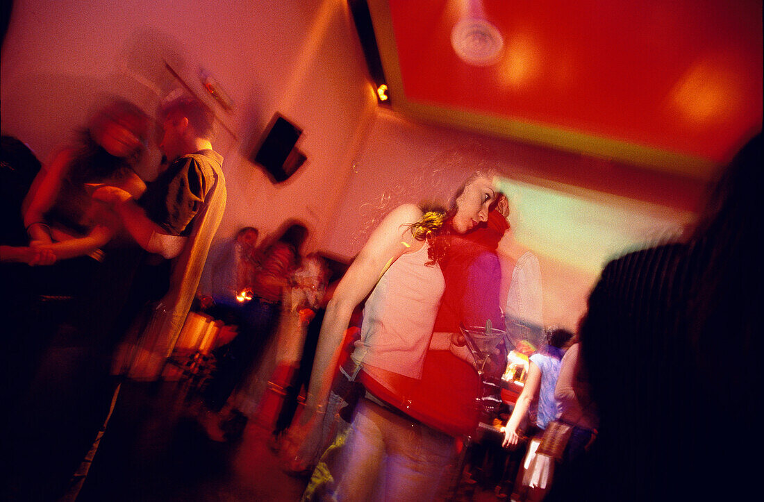 Girl in Soul Nightclub, Psirri Athens, Greece