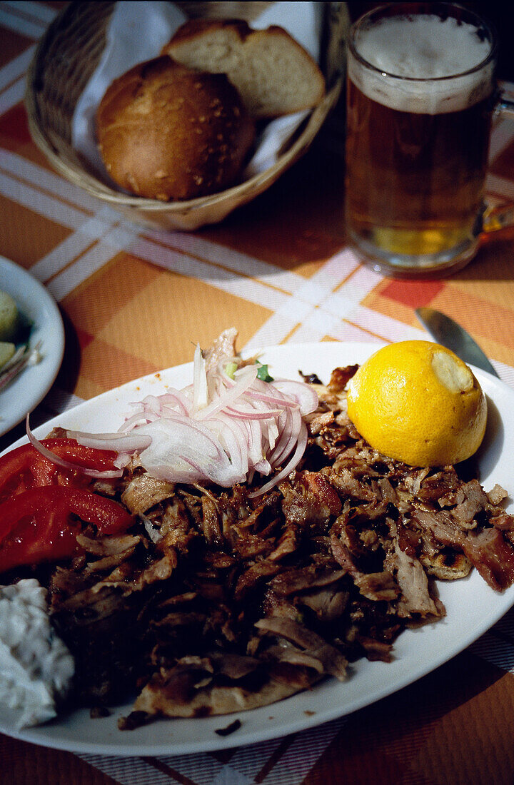 Gyros Dish, Athens, Greece