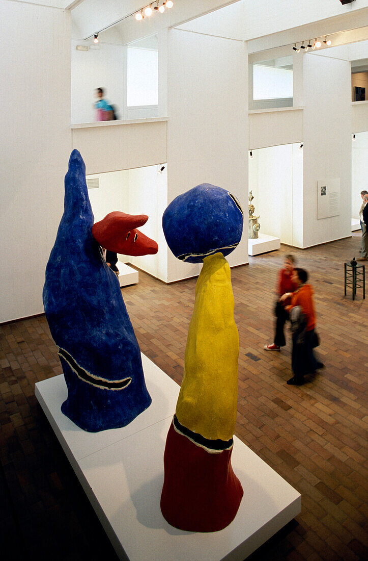 Sculpture from Miro, Joan Miró Museum, Miro foundation, Montjuic, Barcelona, Catalonia, Spain
