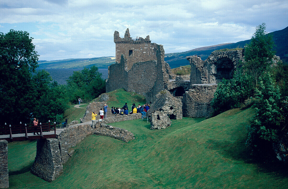 Castle Urquart, Loch Ness, Ivernesshire Highlands, Scotland, Großbritannien