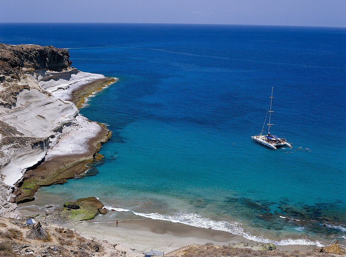 Costa Adeje, Beach, Catamaran, Tenerife Canary Island