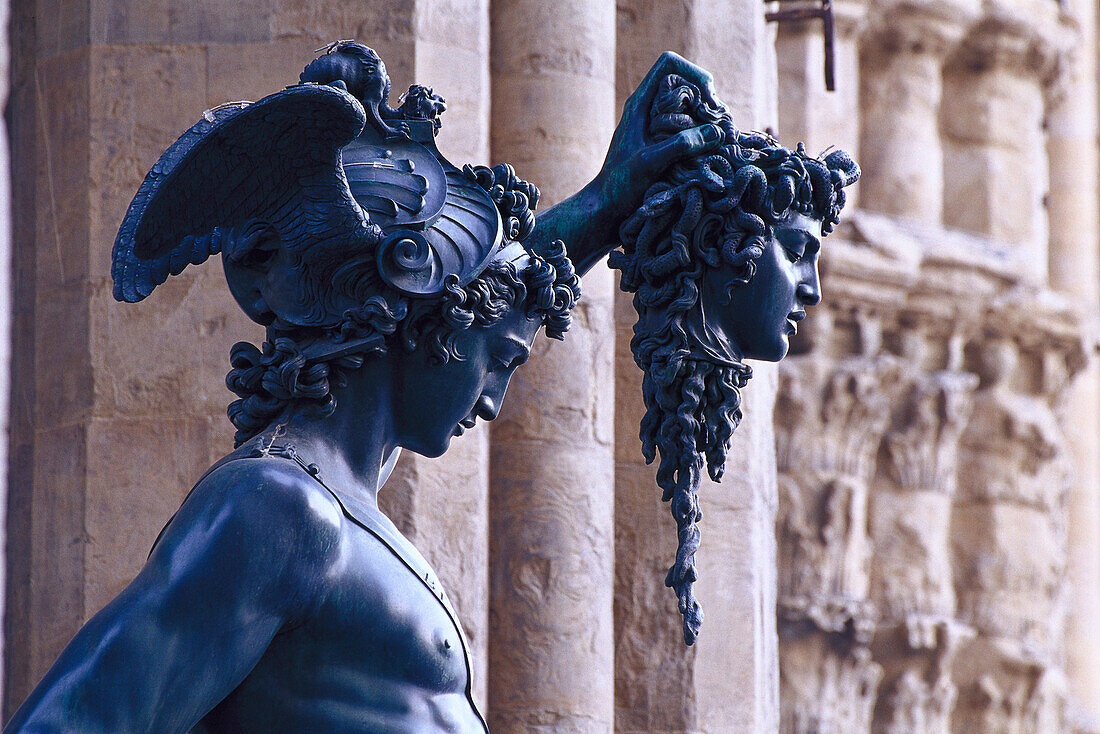 Perseus staue,  Loggia dei Lanzi, Florence, Tuscany, Italy