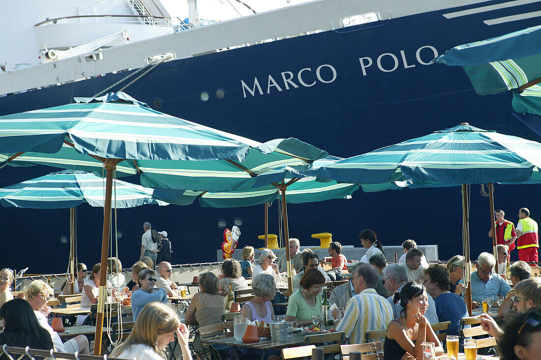 Cafe, Cruise Ship, Oslo, Norway, Cruise Ship
