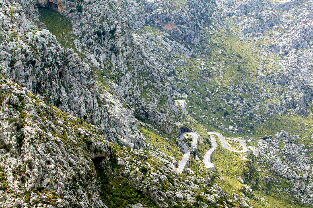 Road to sa calobra, north, Mallorca, balearic islands, spain