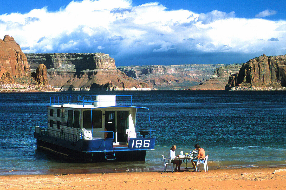 Hausboot, Lake Powell Utah, USA